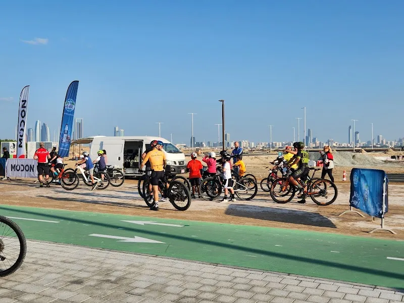 Al Hudayriyat Cycle Track cycling park in Saadiyat Island, Abu Dhabi